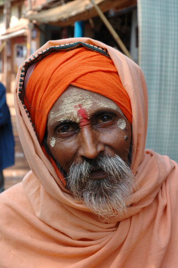 beard indian man sadhu