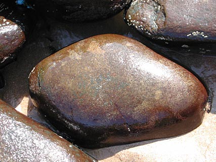 Big boulders at Halfmoon beach, Gokarna India