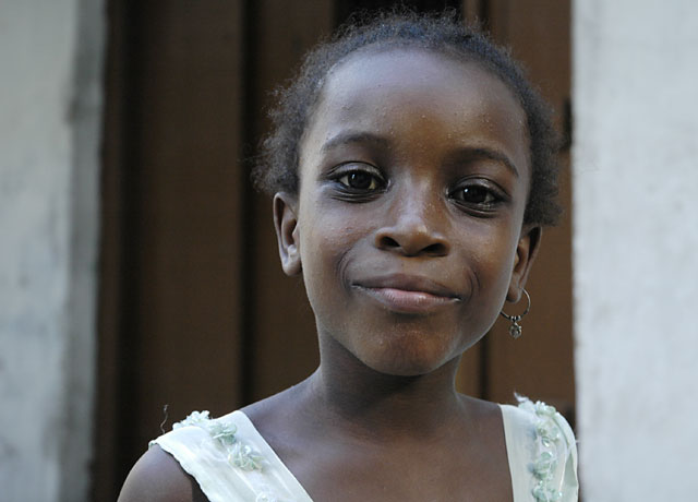 Girl in Stone Town Zanzibar