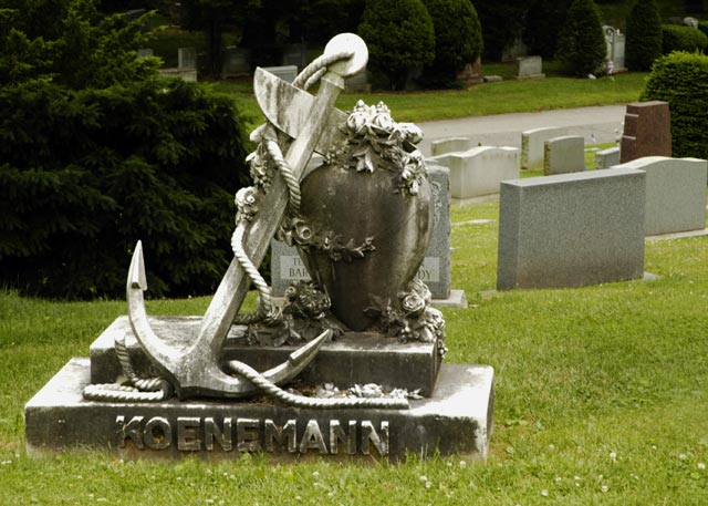 woodlawn cemetery, anchor